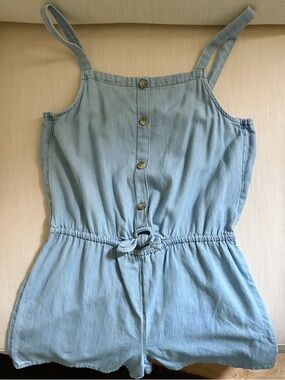 Chambry Girls' Shorts Romper One-Piece